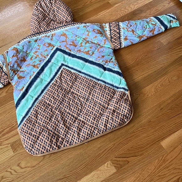 Free People Movement Pria Printed Puffer NWT Size Small - Picture 15 of 16